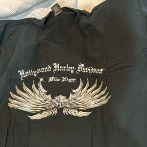 Harley Davidson black short sleeved tee